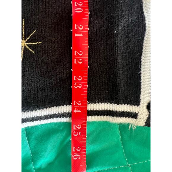 Owl I Want for Christmas Is You Sweater, Owl cardigan holiday Size XL - Picture 4 of 5